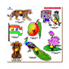 National Symbols (India) - Large with Big Knob